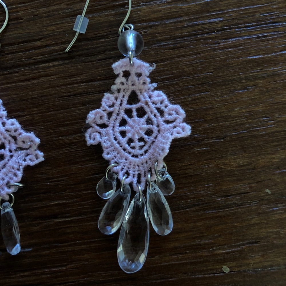 Lace Earrings - Picture 4 of 5